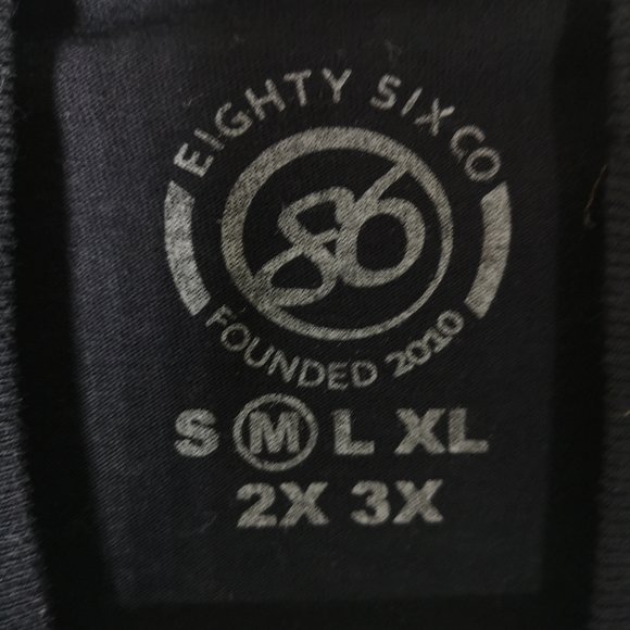 Eighty Six The 86ers Palms Ave Graphic Men's T-Shirt  Black Size M Short Sleeve - Picture 8 of 8